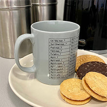 Load image into Gallery viewer, Mwg Cwestiynau Llwyd (Grey Questions Mug )